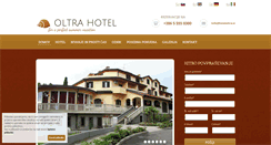 Desktop Screenshot of hoteloltra.si