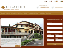 Tablet Screenshot of hoteloltra.si